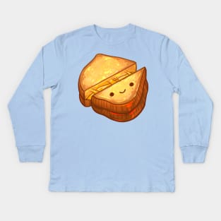 Grilled Cheese Sandwich Kids Long Sleeve T-Shirt